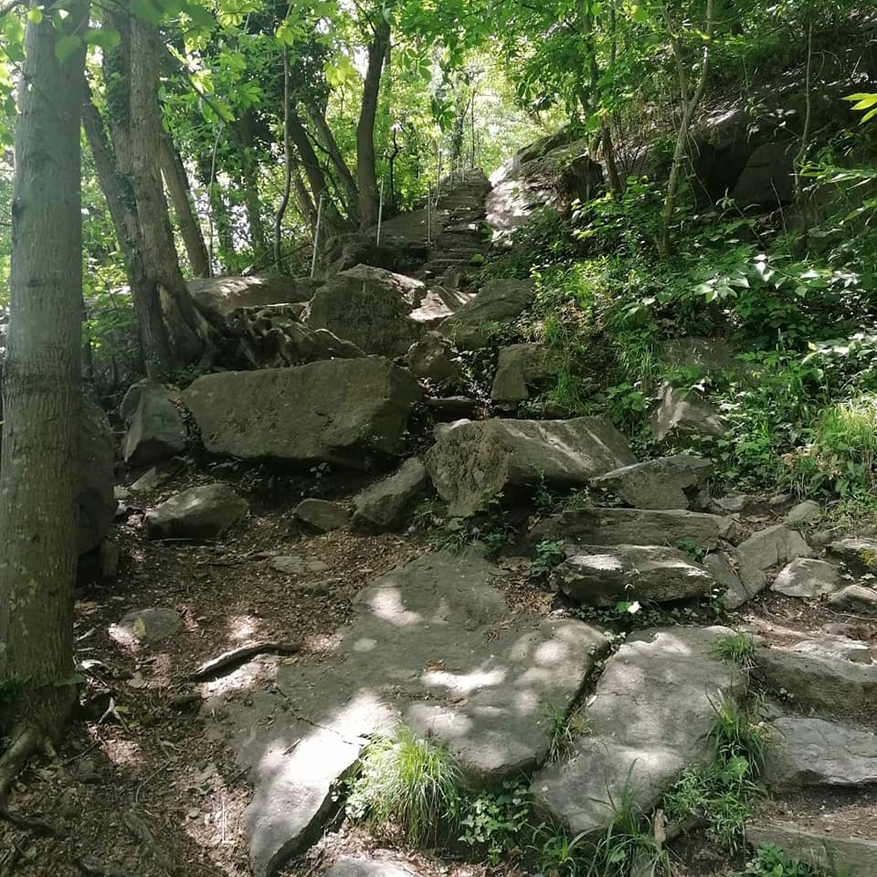 cascate dell'acquafraggia percorso