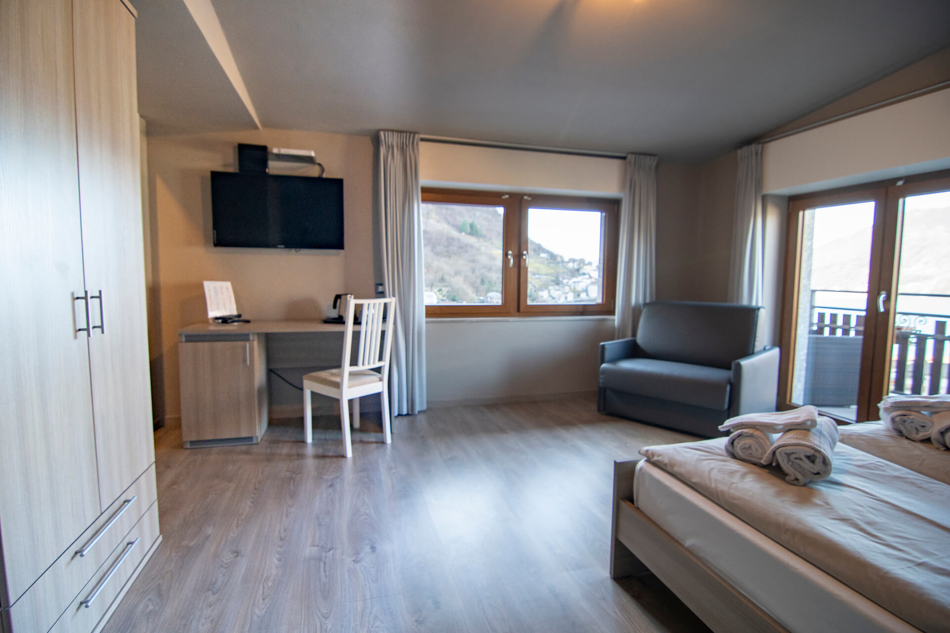 Deluxe room I mulini at Hotel Saligari in Valchiavenna