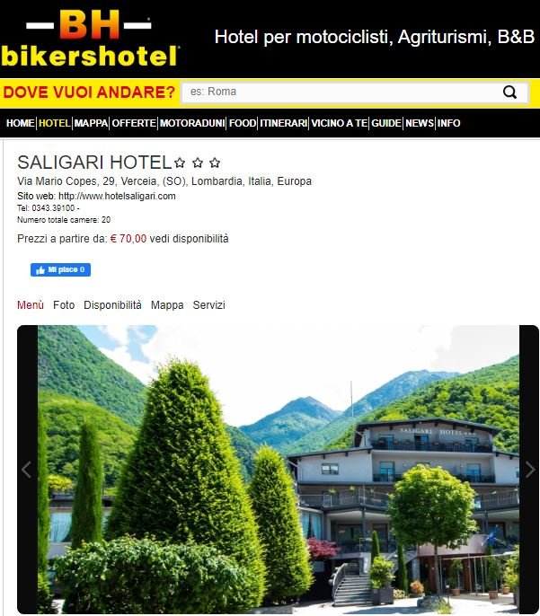 Bikershotel - Hotel per motociclisti, Agriturismi, B&B in Europa: Immagine 1