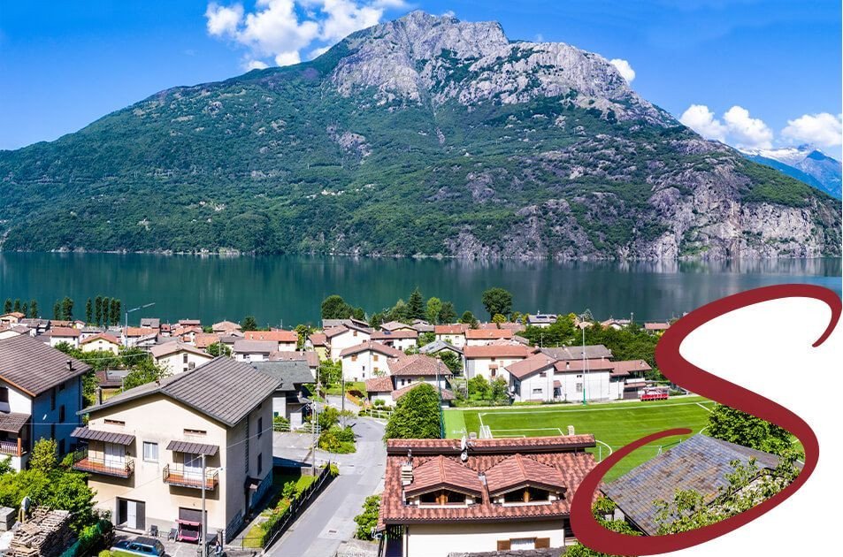 Hotel Saligari and Lake Mezzola