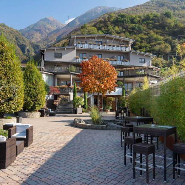 hotel saligari esterno facciata